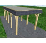 Gettorf MT classic 305x717 cm Mittel (717 cm) | Trapez-Profil, tropfhemmend | Kiefer KDI