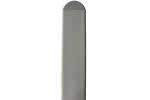 Zaunlatte aus Fenster-PVC, 25 x 85 x 840 mm, silbergrau Silbergrau