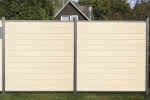 cWPC-Systemzaun Kingston One 178x183 cm Beige 178x183 cm Zaun | Beige