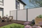 Systemzaun Kingston XL PVC 178 x 175 cm Dekor Weiß Kingston XL PVC 178 x 175 cm Dekor | Weiß