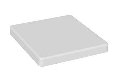 Joda® Pfostenkappe Flach für Vierkantpfosten Farbe Weiß Flach | Weiss