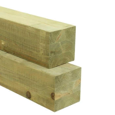 Leimholz Fichte 100x100 mm 8,00 m KDI 100 x 100 x 8000 mm | kesseldruckimprägniert