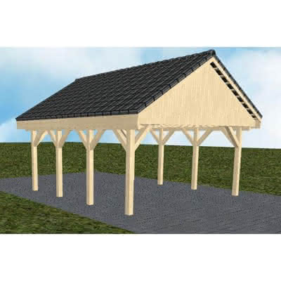 Minden KD master 505x573 cm Kurz (573 cm) | komplett | Fichte KVH natur