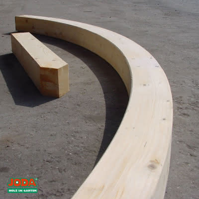 Leimholzbogen Fichte KVH natur 11x11 cm Radius 200 cm, Einzelbogen ohne Statik Fichte KVH natur