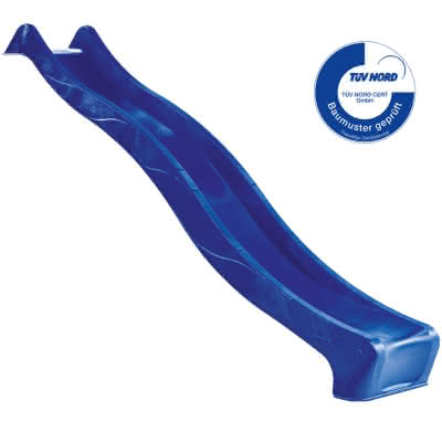 Rutschwanne Blau Länge 2,35 m für 1,20 m Podesthöhe 235 cm | Blau