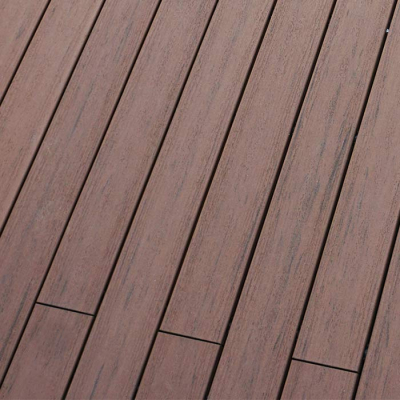 WPC-Stirnbretter 14x184x3660 mm Brown oak Brown oak