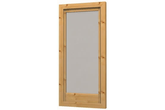 Blockhaus-Fenster Greena 81x177 cm isolierverglast, für 45 mm BB, ohne Öffnungsfunktion Greena isolierverglast | 45 mm