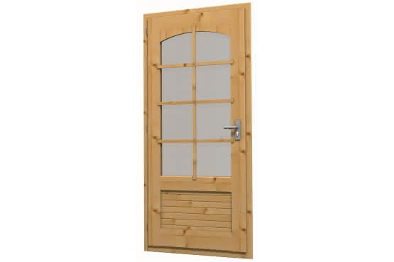 Blockhaus-Türen Pavillon DIN li | 28 mm