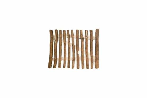 Staketenzaun Altmark, Pforte, inkl. Beschlag, 100x80 cm, Haselnuss Pforte