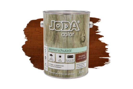Joda Color Wetterschutzöl 2,5 Liter Bangkirai 2,5 Liter | Bangkirai