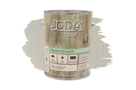 Joda Color Wetterschutzöl 2,5 Liter Grauweiß 2,5 Liter | Grauweiß