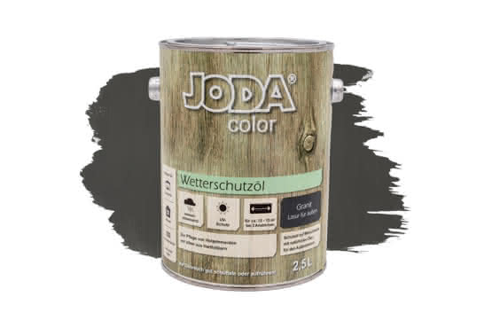 Joda Color Wetterschutzöl 2,5 Liter Granit 2,5 Liter | Granit