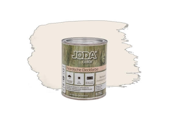 Joda®color Nordische Deckfarbe 0,75 Liter Reinweiß 0,75 Liter | Reinweiß