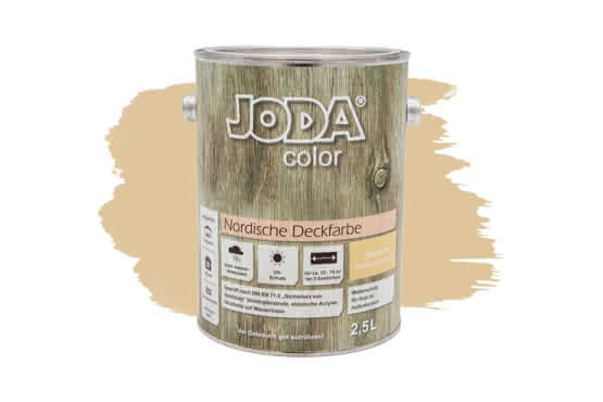 Joda®color Nordische Deckfarbe 2,5 Liter Elfenbein 2,5 Liter | Elfenbein