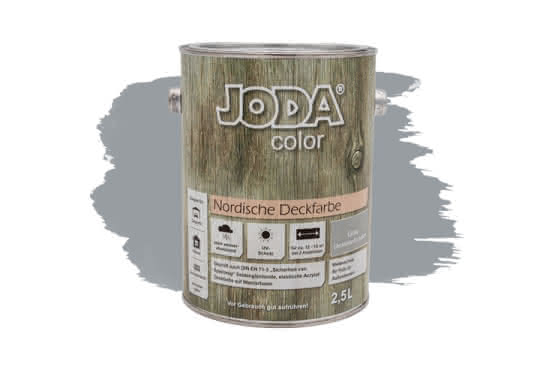 Joda®color Nordische Deckfarbe 2,5 Liter Grau 2,5 Liter | Grau