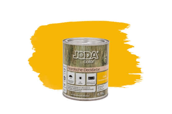 Joda®color Nordische Deckfarbe 0,75 Liter Gelb 0,75 Liter | Gelb