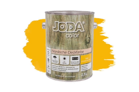 Joda®color Nordische Deckfarbe 2,5 Liter Gelb 2,5 Liter | Gelb