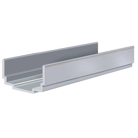 Alu-Verbinder für Stöße, Paket à 10 Stück, inkl. Schrauben 