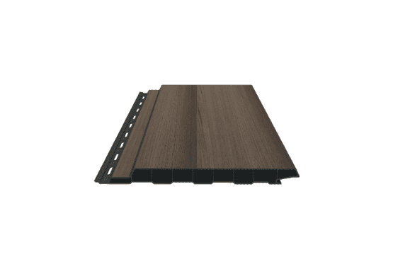 PVC-Fassaden-Standardprofil, foliert, 17x180x6000 mm anteak Anteak