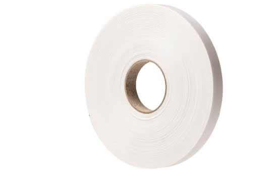 Anti-Lärm-Schaum-Kompriband weiß 50 mm breit, Rolle à 20 m 