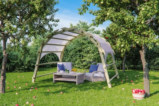 Arkaden-Bogen Typ 2 - kleiner Bogen 330x250 cm Bogen Typ 2 Nadelholz Bogen Typ 2