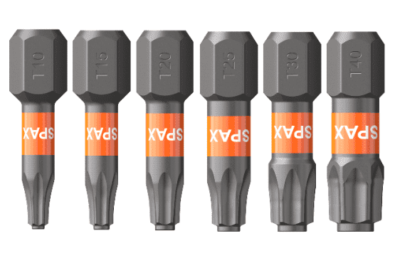 SPAX BIT, T-STAR plus, 6,4 x 25 mm 