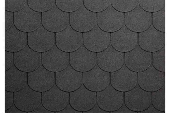Bitumen-Dachschindeln, Biberschwanz 