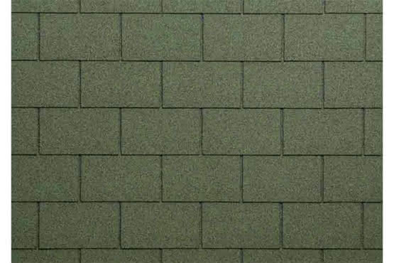 Bitumen-Dachschindeln, Rechteck, grün Grün