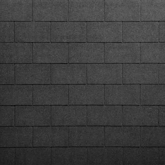 Bitumen-Dachschindeln, Rechteck, schiefergrau Schiefergrau