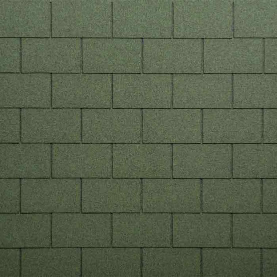 Bitumen-Dachschindeln, Rechteck, grün Grün