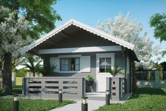 Blockhaus Mit Schlafboden