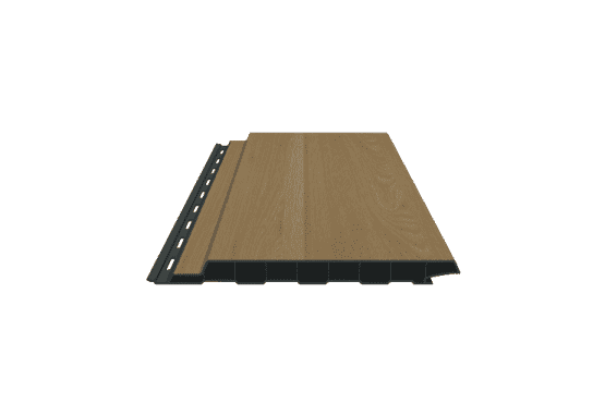 PVC-Fassaden-Standardprofil, foliert, 17x180x6000 mm coriander oak Coriander Oak