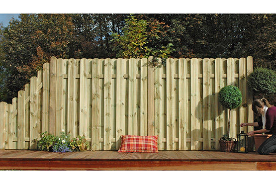 Sichtschutzwand Staketenzaun Herrera 