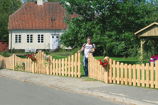 Vorgartenzaun Eiderzaun premium 