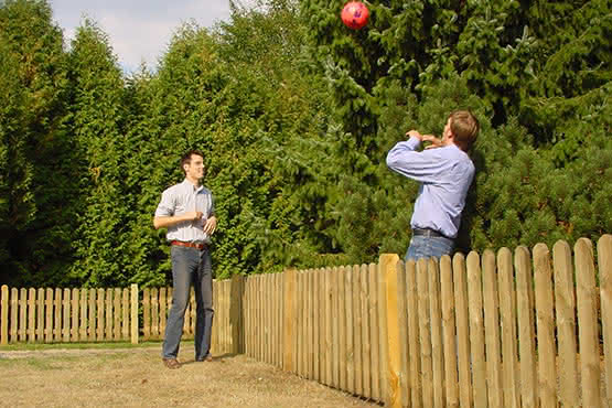 Staketenzaun Friesland 300x80 cm Tor gerade KDI 300 x 80 cm Tor gerade | Nadelholz kessel- druckimprägniert