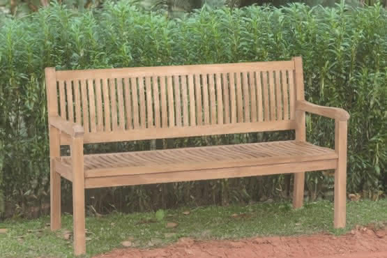 Gartengarnitur Provence aus Teakholz naturbelassen 