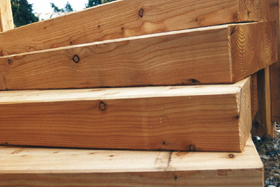 Gartenbauschwellen Lärche 13x23 cm gehobelt 2,50 m 13 x 23 cm gehobelt | 2,50 m