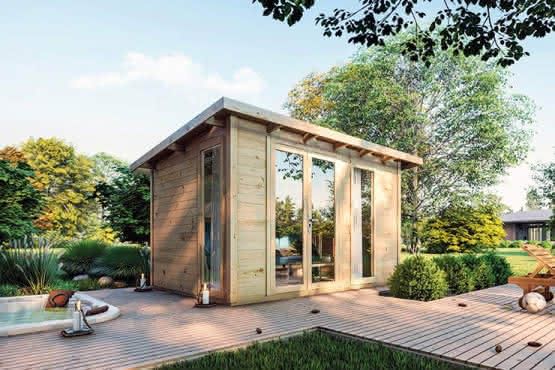 Gartenhaus 350 x 250 cm 