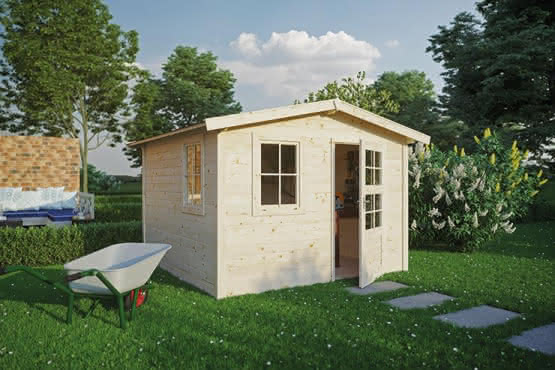 Garten Holzhaus 290 x 290 cm  