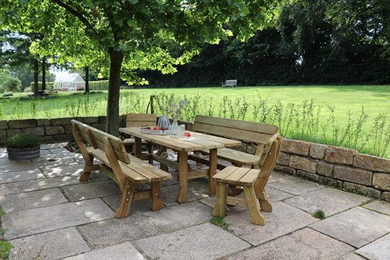 Gartenmöbel Vogtland Stuhl mit Lehne 55x43x93 cm KDI Stuhl | KDI grün