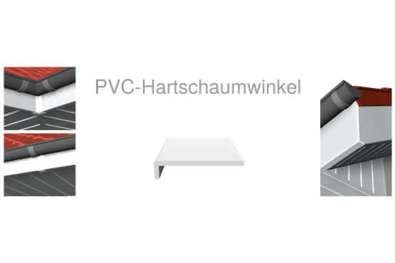 Hartschaum-Winkel Weiß 185/40 x 6000 mm 185/40 x 6000 mm