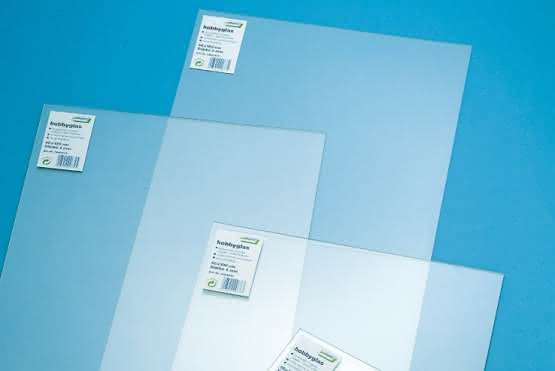 HobbyGlas 2 mm Polystyrol klar 500 x 500 mm 2 mm | 500 x 500 mm