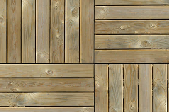 Kiefer KDI grün 50 x 50 cm Holzfliese 