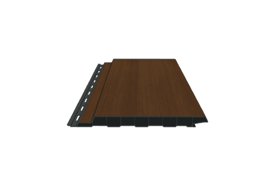 PVC-Fassaden-Standardprofil, foliert, 17x180x6000 mm honey oak Honey Oak