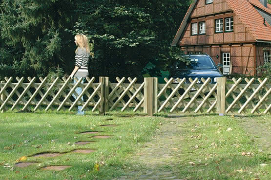 Jägerzaun Scherenfeld 250x80 cm