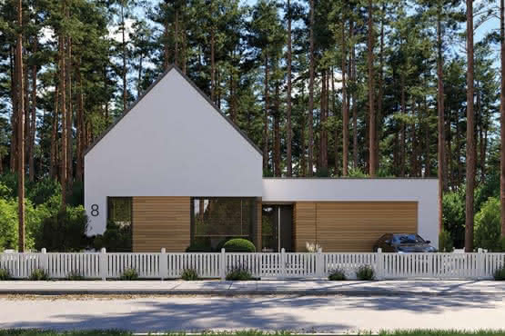 Joda Exklusiv II Kunststoffzaun - Vorgartenzaun mit Rahmen Doppeltor DIN Li | weiß / weiß