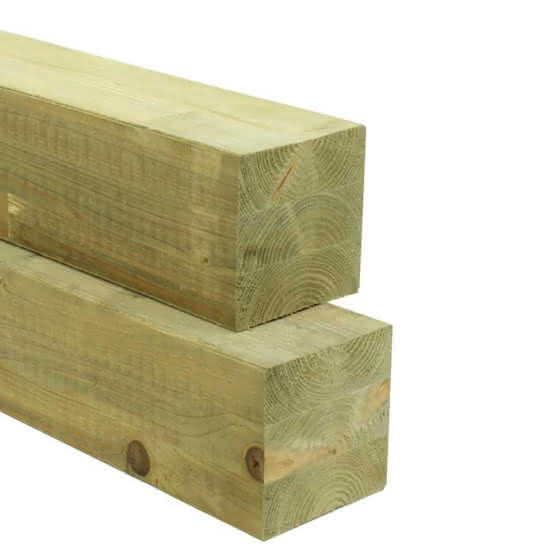 Leimholz Fichte 100x100 mm 8,00 m KDI 100 x 100 x 8000 mm | kesseldruckimprägniert