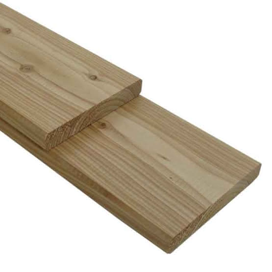 Gehobeltes Lärchen Konstruktionsholz KD 19 x 115 mm | 3,00 m