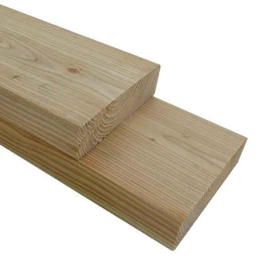 Gehobeltes Lärchen Konstruktionsholz KD 40 x 150 mm | 5,00 m