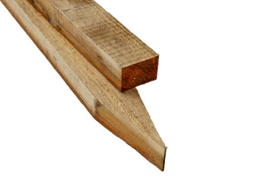 Absteckpfähle gespitzt Nadelholz naturbelassen 